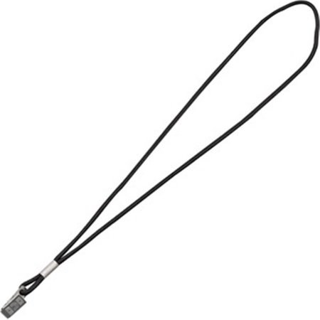 ADVANTUS Metal U-Clip Cord-style Lanyard; Black AVT75662